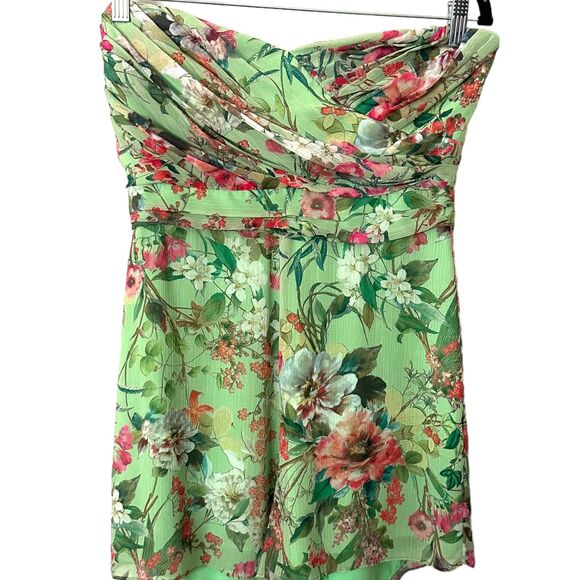JAY GODFREY Lydia Floral Sleeveless Romper Sz 14 - Picture 2 of 6